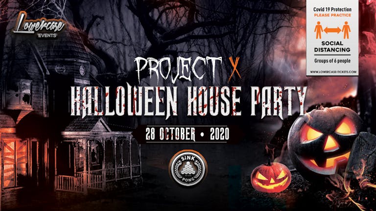 The Project X Hip Hop Halloween Party @ SiNK PONG! This event will sell out