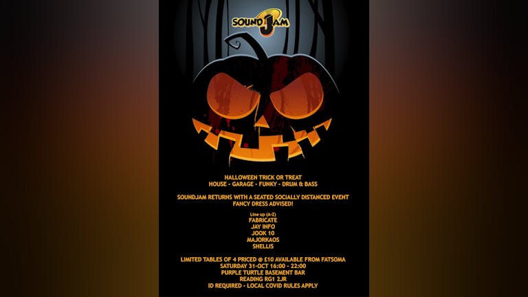 Sound Jam Halloween Special **Sold in Tables of 4**