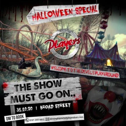 👻Players Halloween Takeover - DAYTIME Party - 2pm-5:30pm 👻