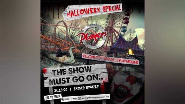 👻Players Halloween Takeover - DAYTIME Party - 2pm-5:30pm 👻