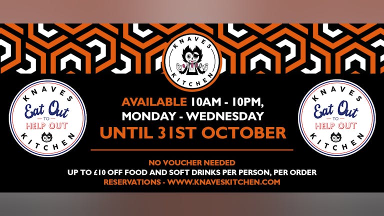 Eat Out to Help Out - 50% off continues for October