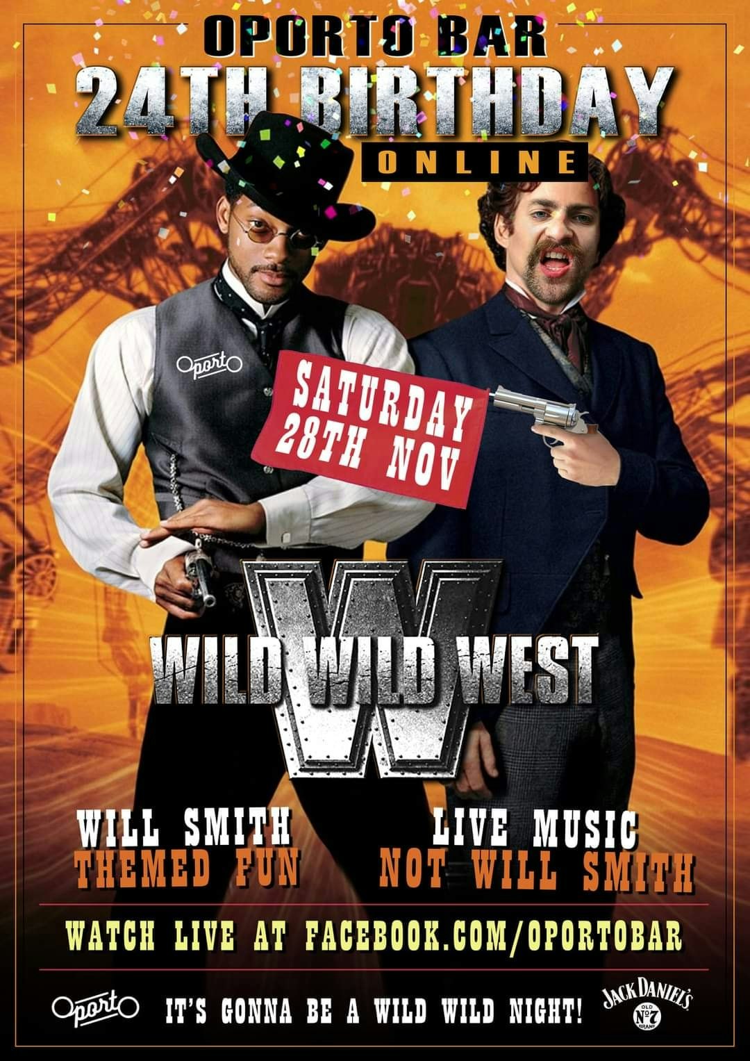 Wild West 24th birthday online party!