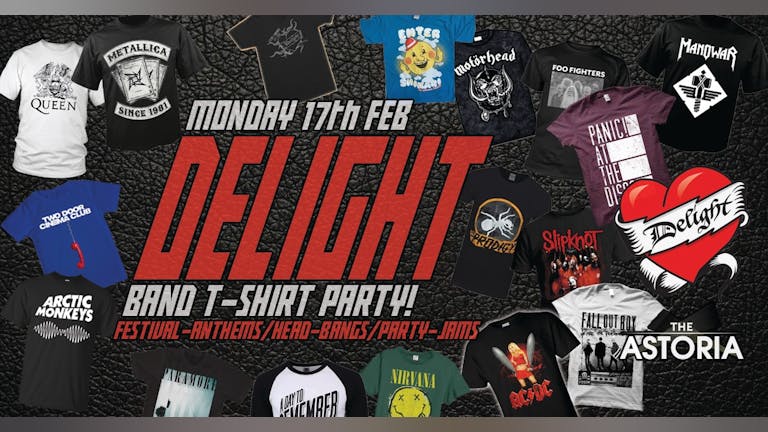 Delight: Band T-shirt party