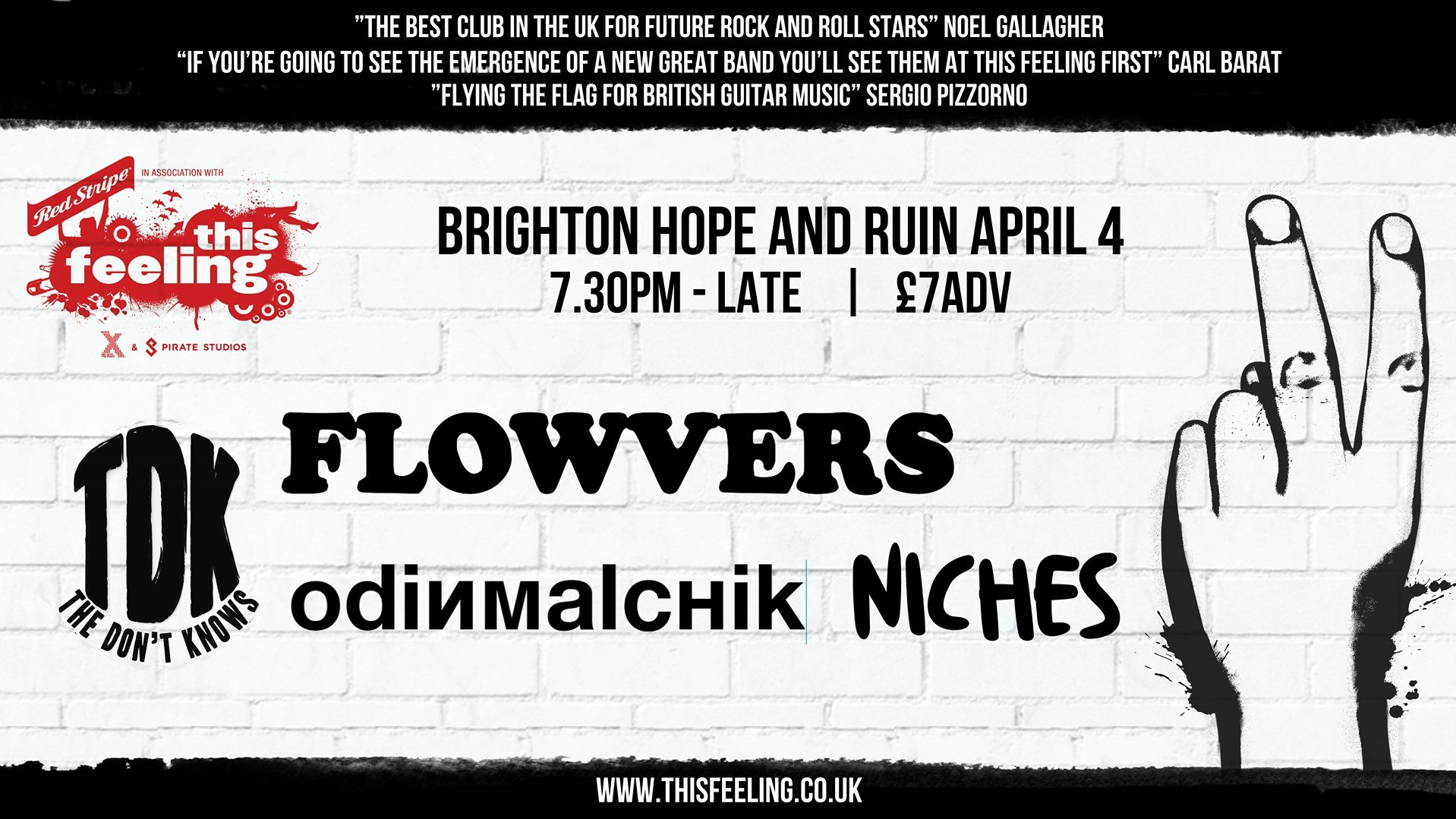 *POSTPONED* This Feeling: Flowvers + The Don’t Knows + Odin Malchik + Niches