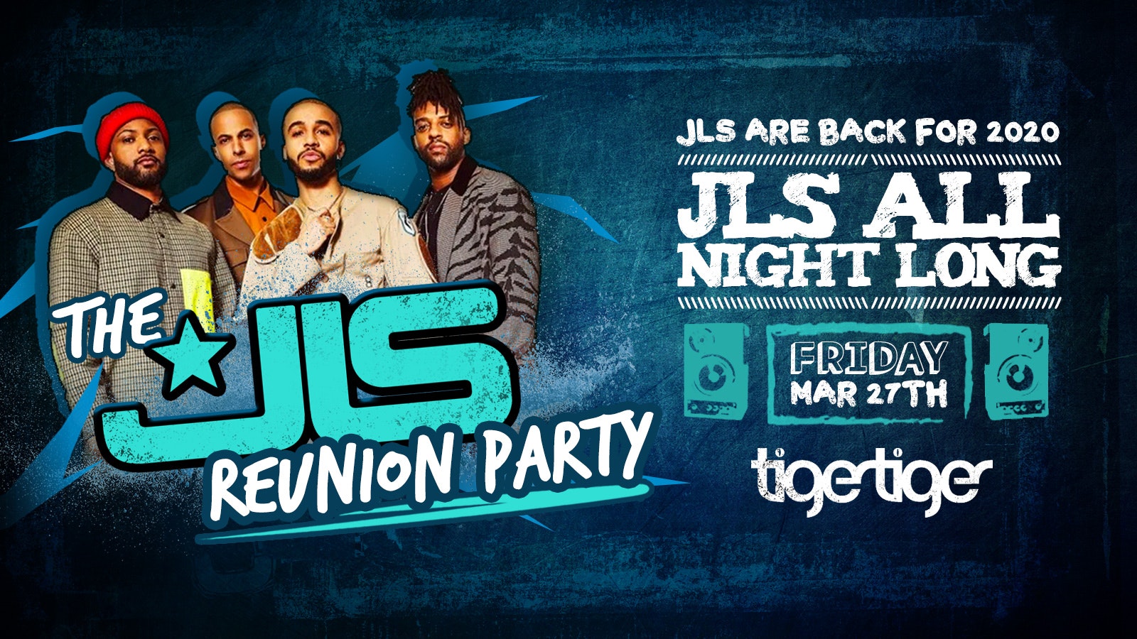 [Postponed Until After Coronavirus] – JLS Reunion Party – London