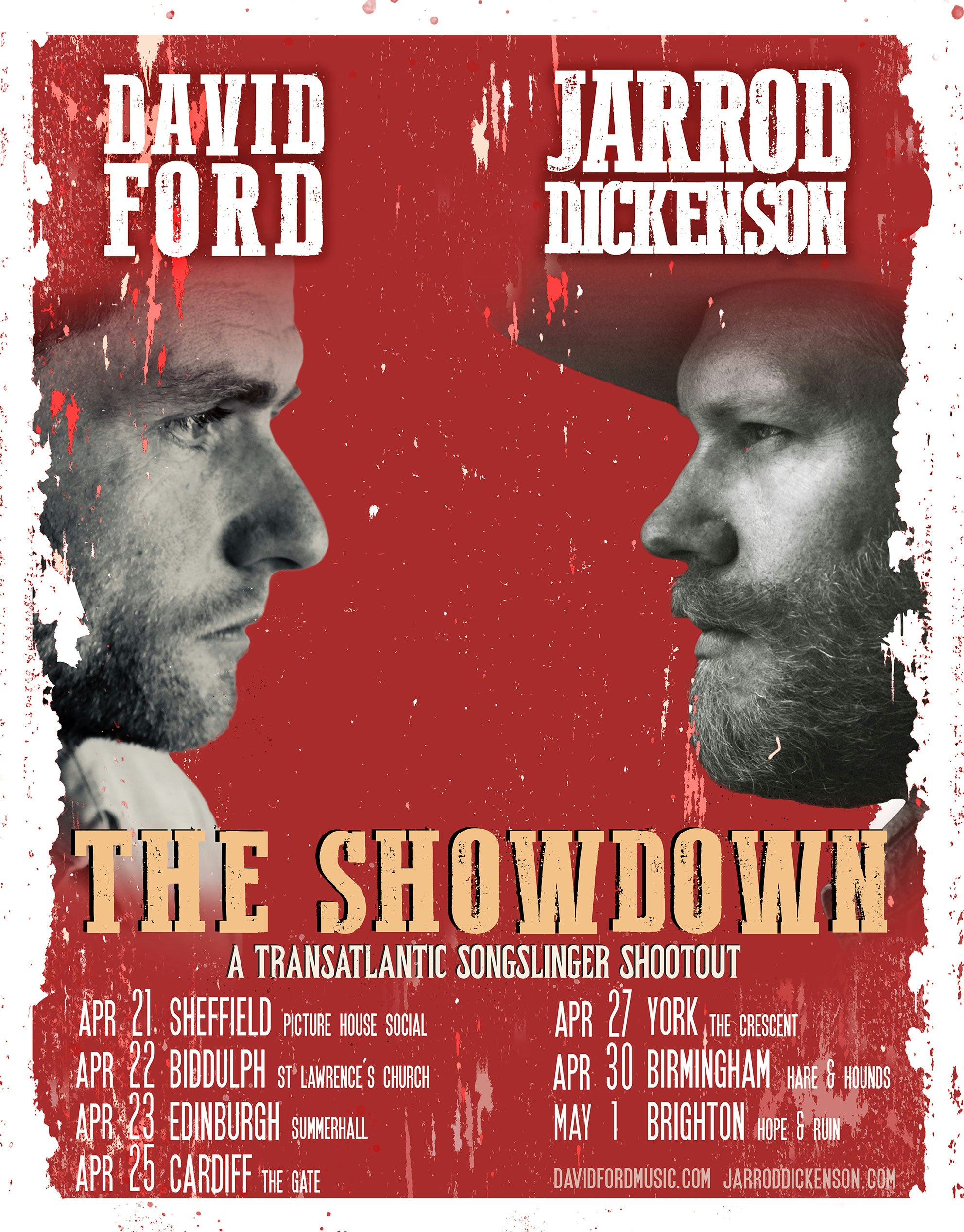 *POSTPONED* David Ford & Jarrod Dickenson: The Showdown (SOLD OUT)