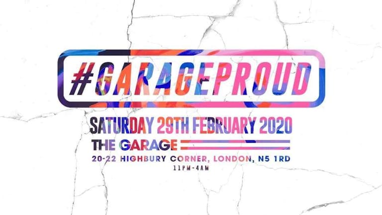 TONIGHT - THIS SATURDAY - Garage Proud XI
