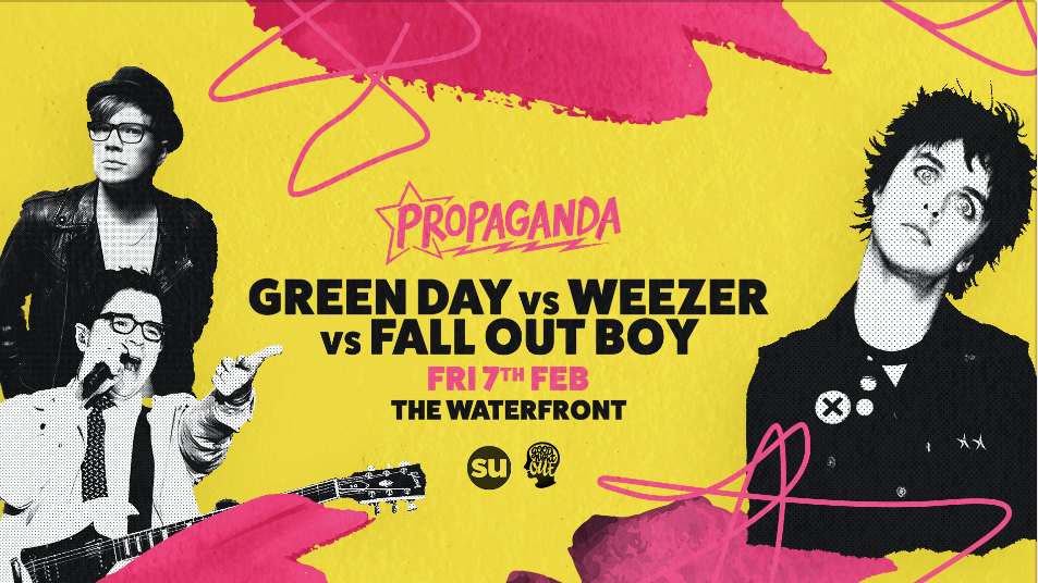Propaganda Norwich – Green Day Vs Weezer Vs Fall Out Boy