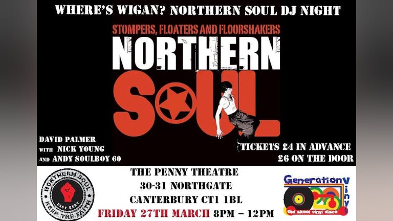 Where’s Wigan? Northern Soul Club Night