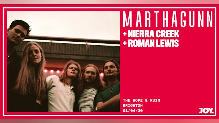 *POSTPONED* MarthaGunn + Nierra Creek + Roman Lewis
