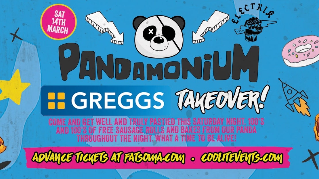 Pandamonium Saturdays – The Greggs Takeover!