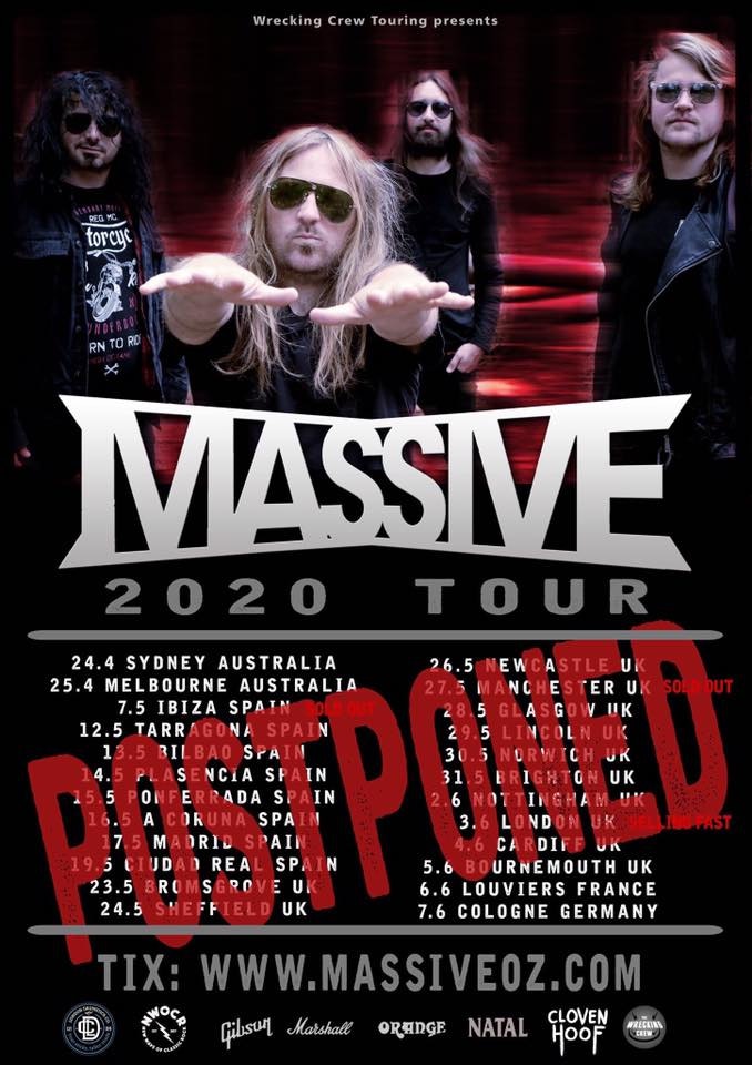 *POSTPONED* Massive (AUS) + Graces Collide + Kelodown