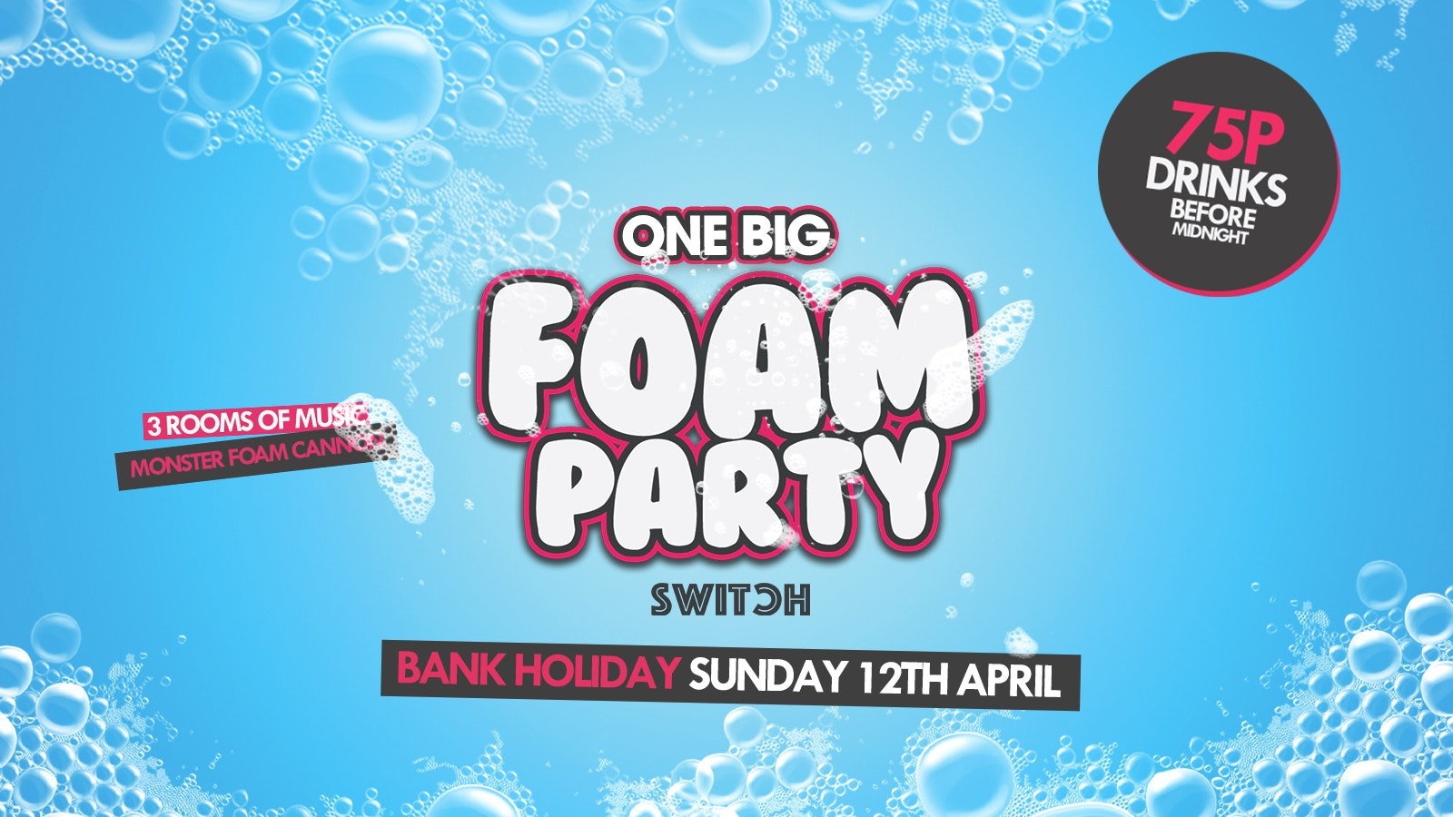 Easter Sunday One Big Foam Party