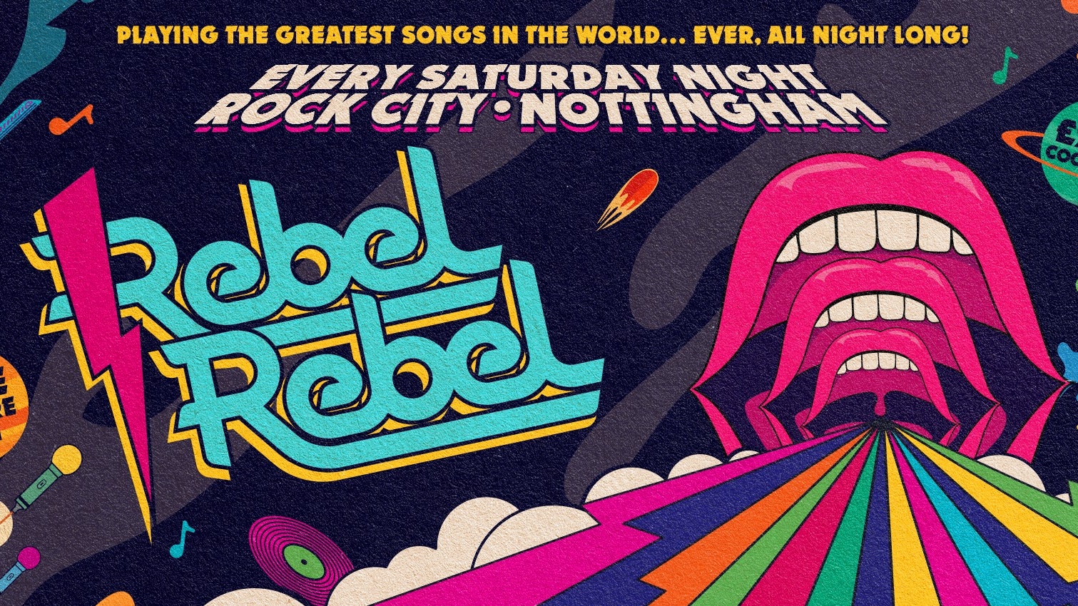 Rebel Rebel — Nottingham’s Biggest Saturday Night Out!