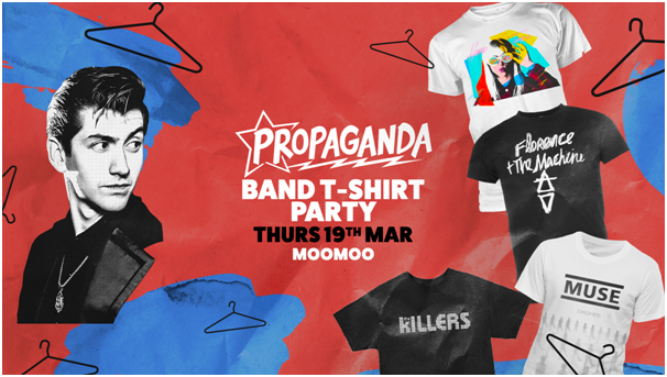Propaganda Cheltenham – Band T-Shirt Party