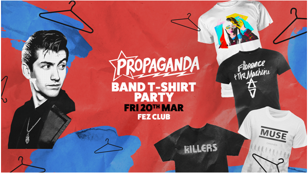Propaganda Cambridge – Band T-Shirt Party