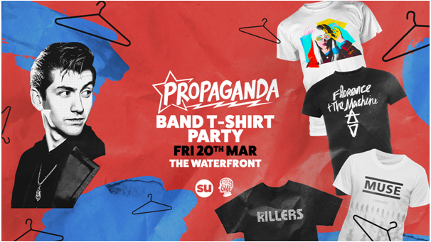 Propaganda Norwich – Band T-Shirt Party