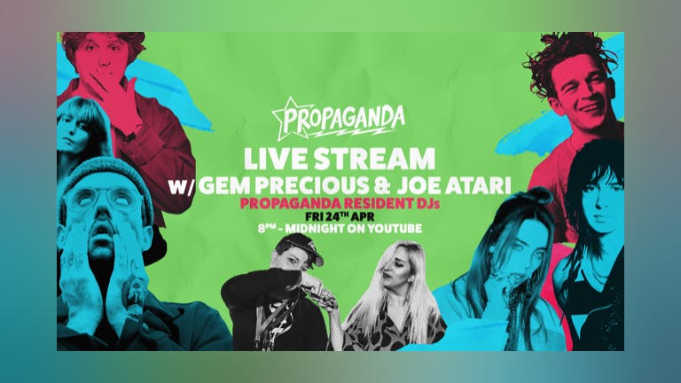 Propaganda YouTube livestream with Gem Precious and Joe Atari (Propaganda resident DJs)