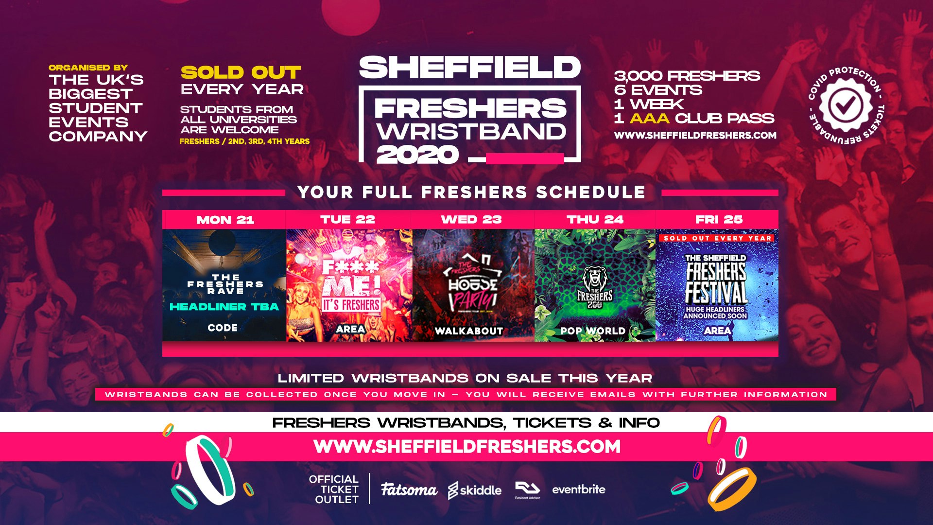 Sheffield Freshers Week 2020 | The Complete Guide