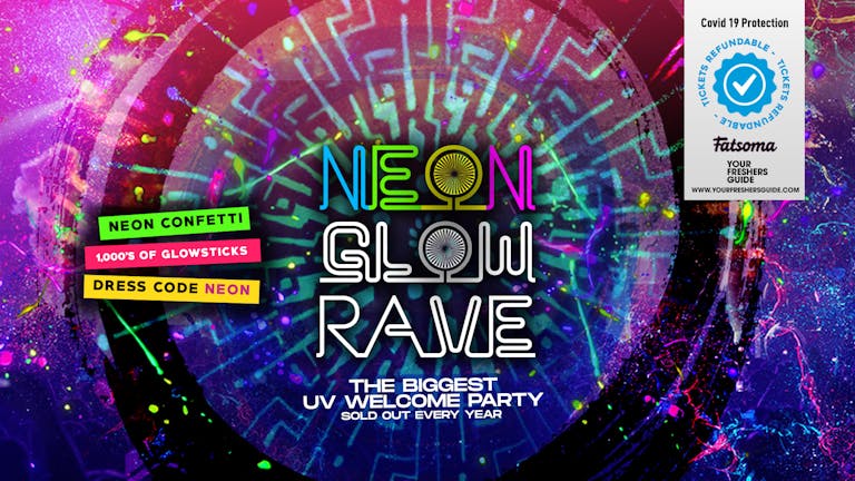 Neon Glow Rave // Birmingham Freshers 2020