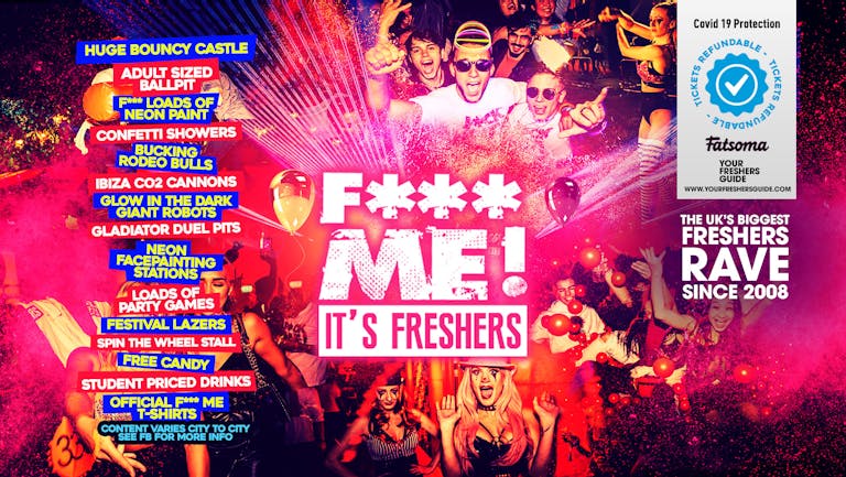 F**K ME It's Freshers | UK Tour Complete Guide - Freshers Week 2020