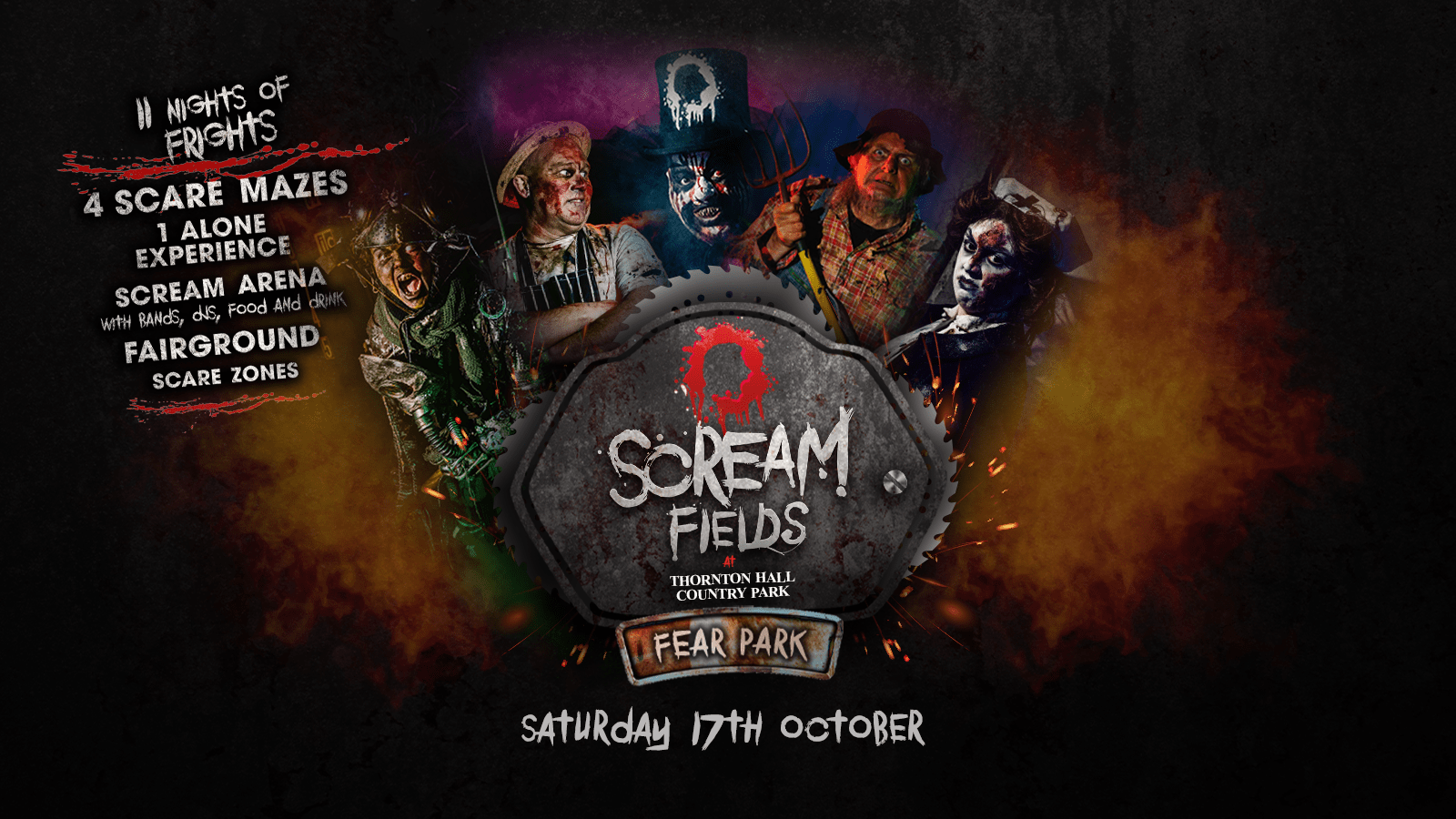 6.00PM – Screamfields: Saturday 17th October 2020