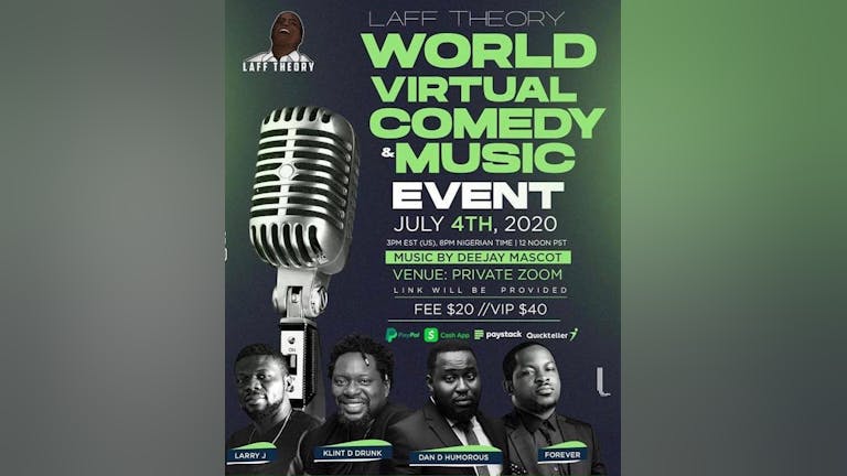World Virtual Comedy & Music Event
