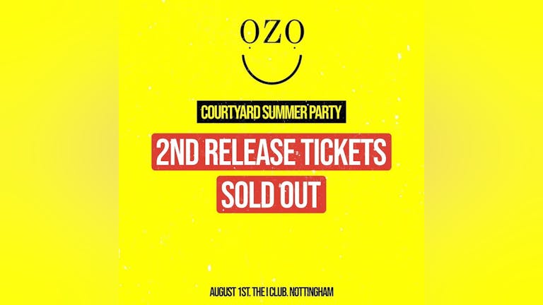OZO- Tickets On Sale! 