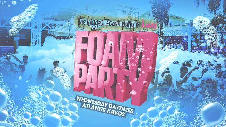 Kavos Daytime Foam Party + Free Bar 