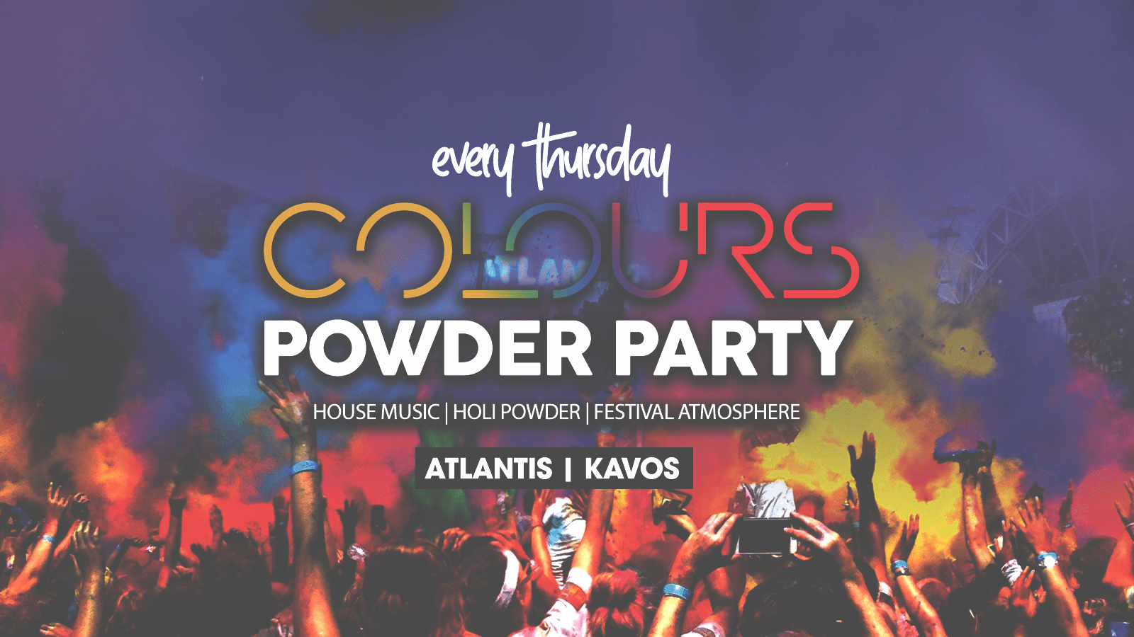 Colours Powder Party Kavos