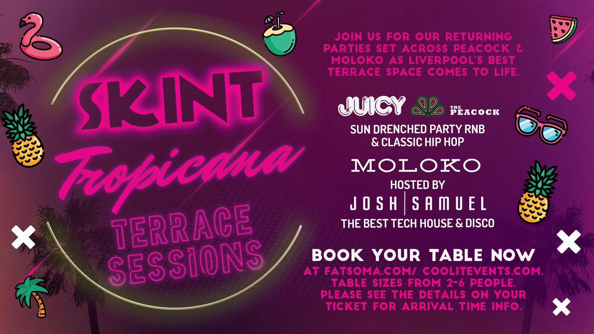 SKINT presents – Tropicana Terrace Sessions