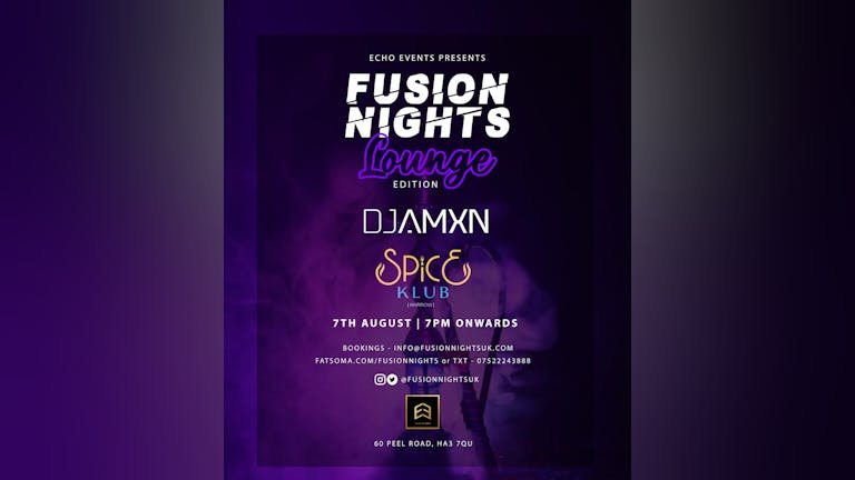 Fusion Nights - Lounge Edition (1 DAY TO GO)
