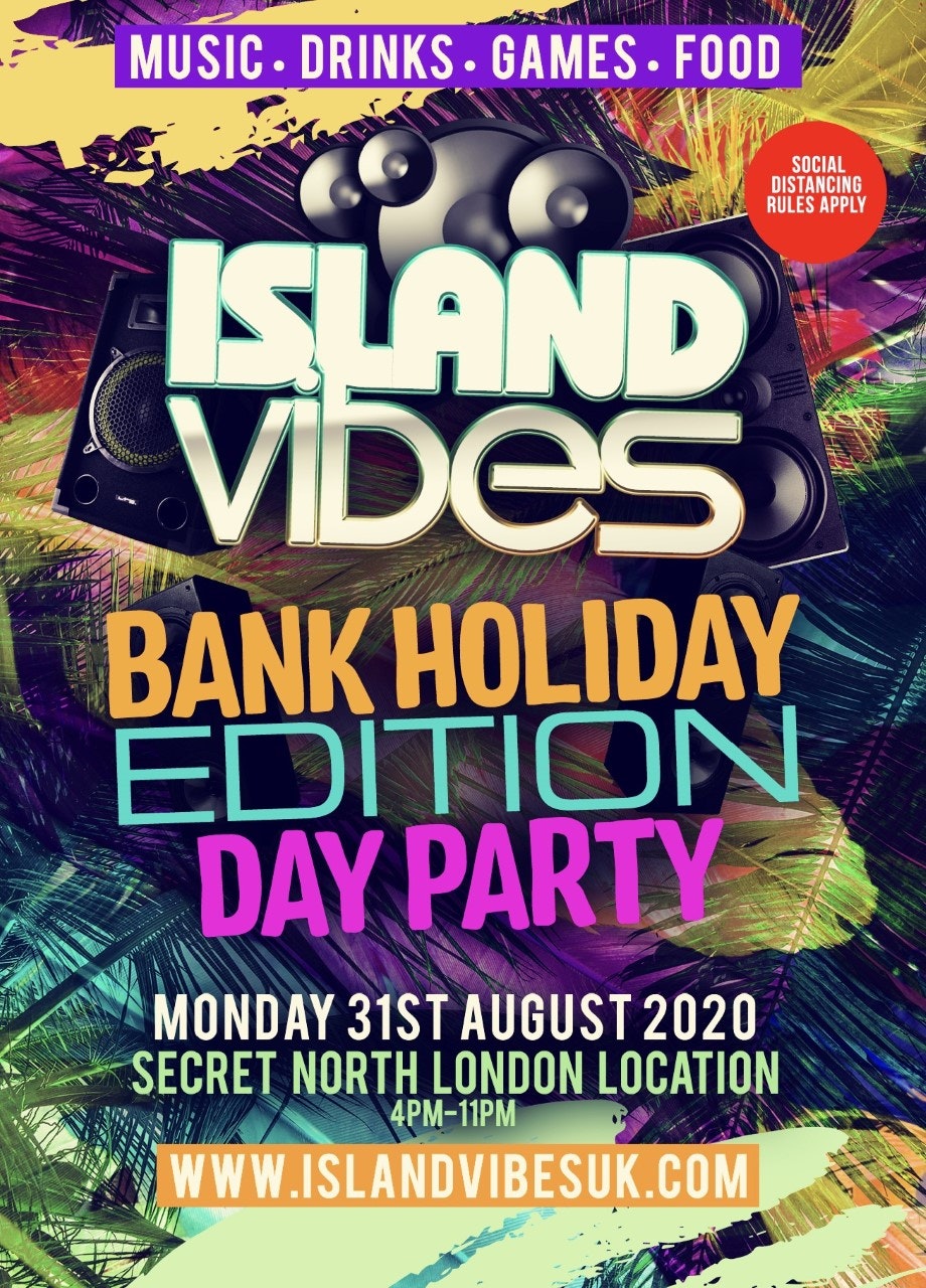 Island Vibes Bank Holiday Monday Day Party
