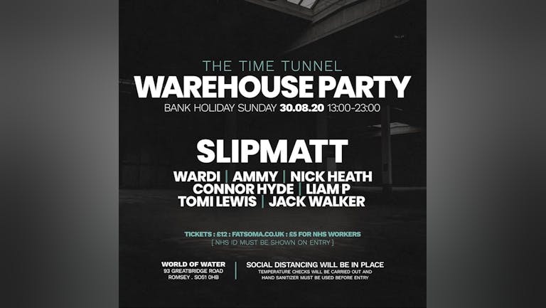 Time Tunnel warehouse party