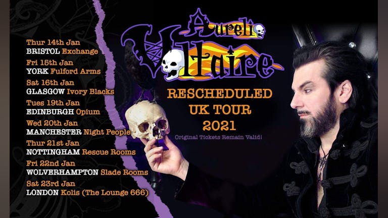 Aurelio Voltaire UK 2021 TOUR - Nottingham