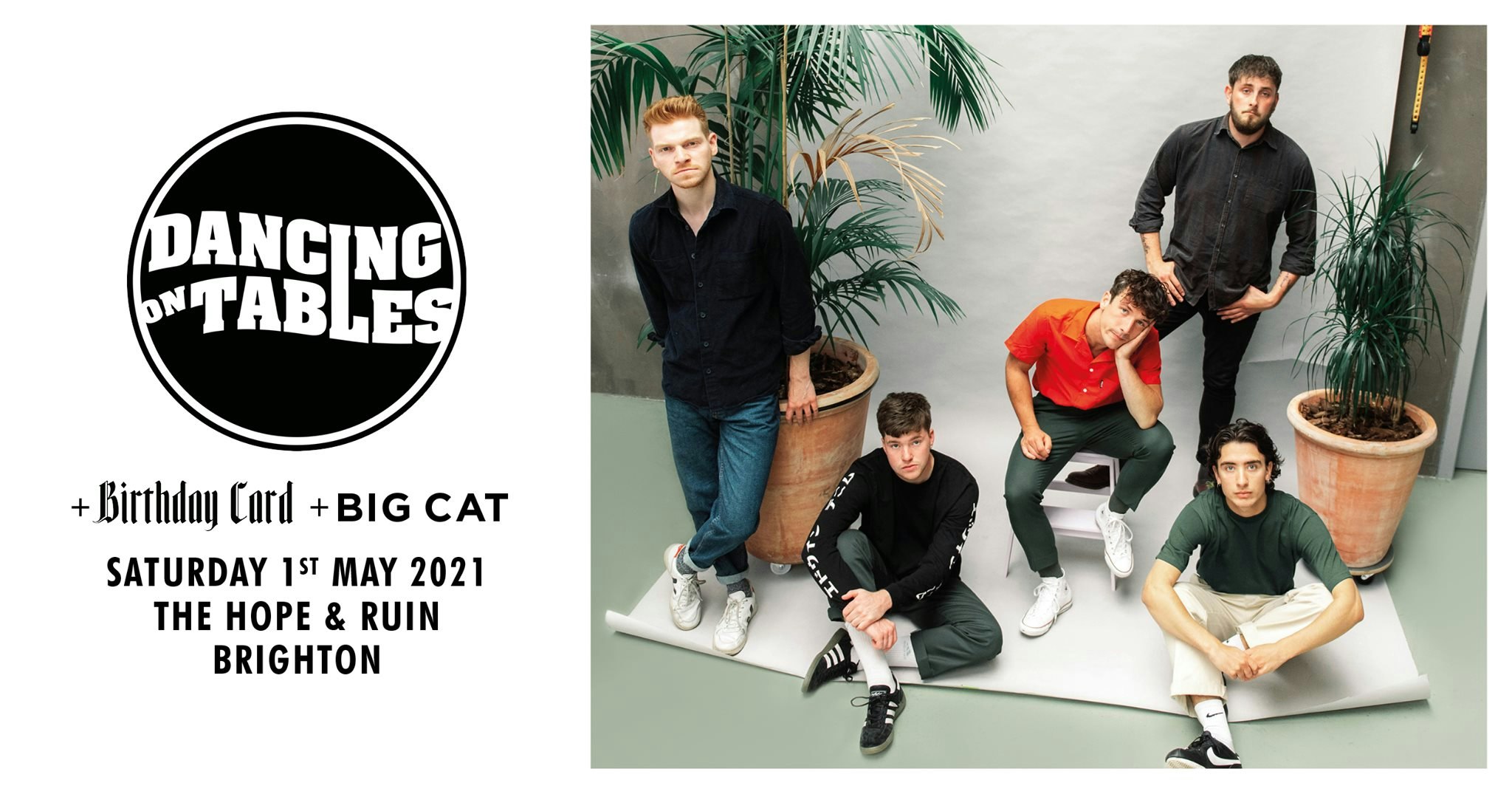 *CANCELLED* Dancing On Tables + Birthday Card + Big Cat