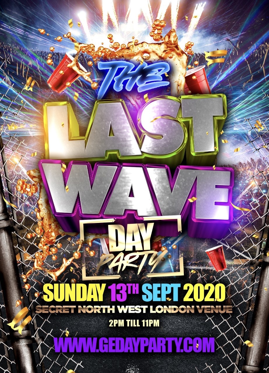 The last Wave Day Party Unlimted Drinks
