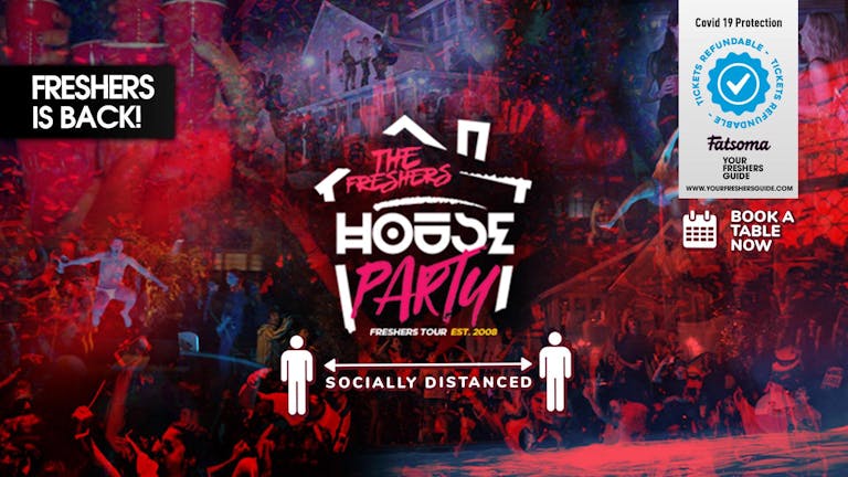 BOOK YOUR TABLE - The Socially Distanced Freshers House Party // Cardiff Freshers 2020 