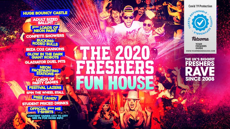 BOOK YOUR TABLE - The Socially Distanced Freshers Fun House // Liverpool Freshers 2020