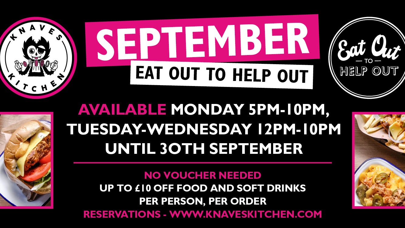 Eat Out to Help Out 50% off September at Oporto!