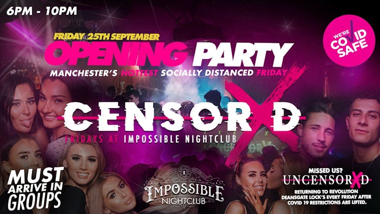 UNCENSORED PRESENTS : CENSORED - THE LAUNCH PARTY 