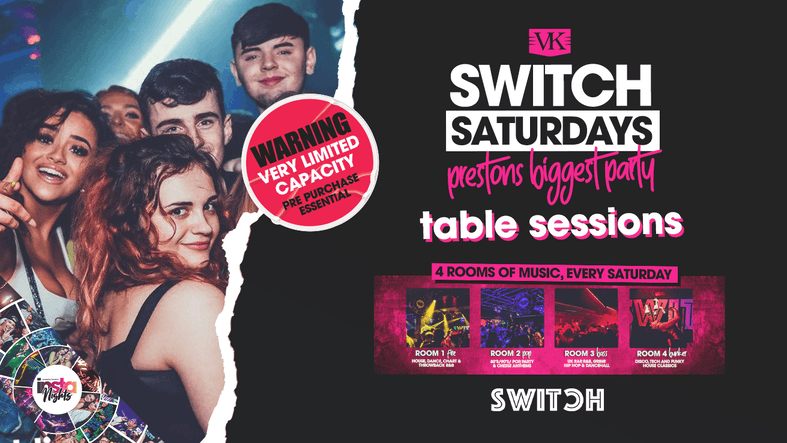 Switch Saturdays * Prestons Biggest Party *The Early Sessions
