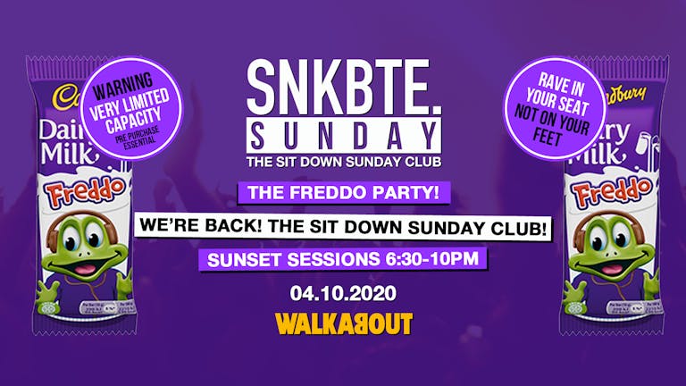 Snakebite Sundays @Walkabout // The Freddo Party // The Sit Down Sunday Club!
