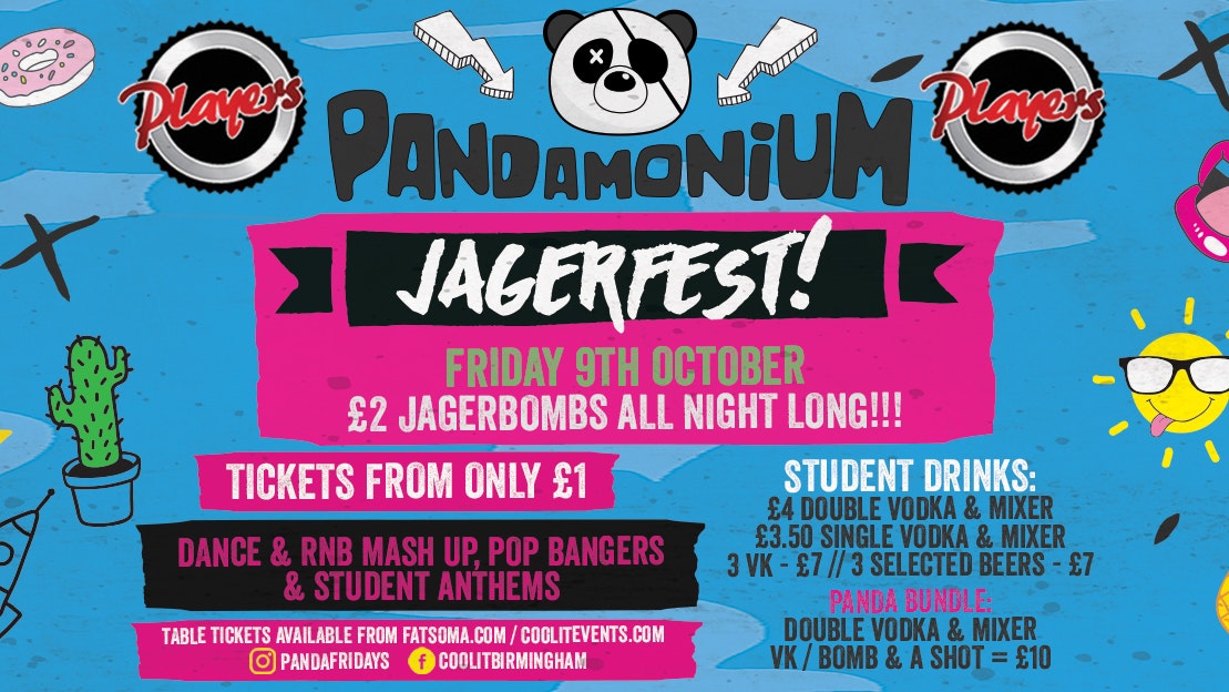 Pandamonium Fridays – JägerFest!