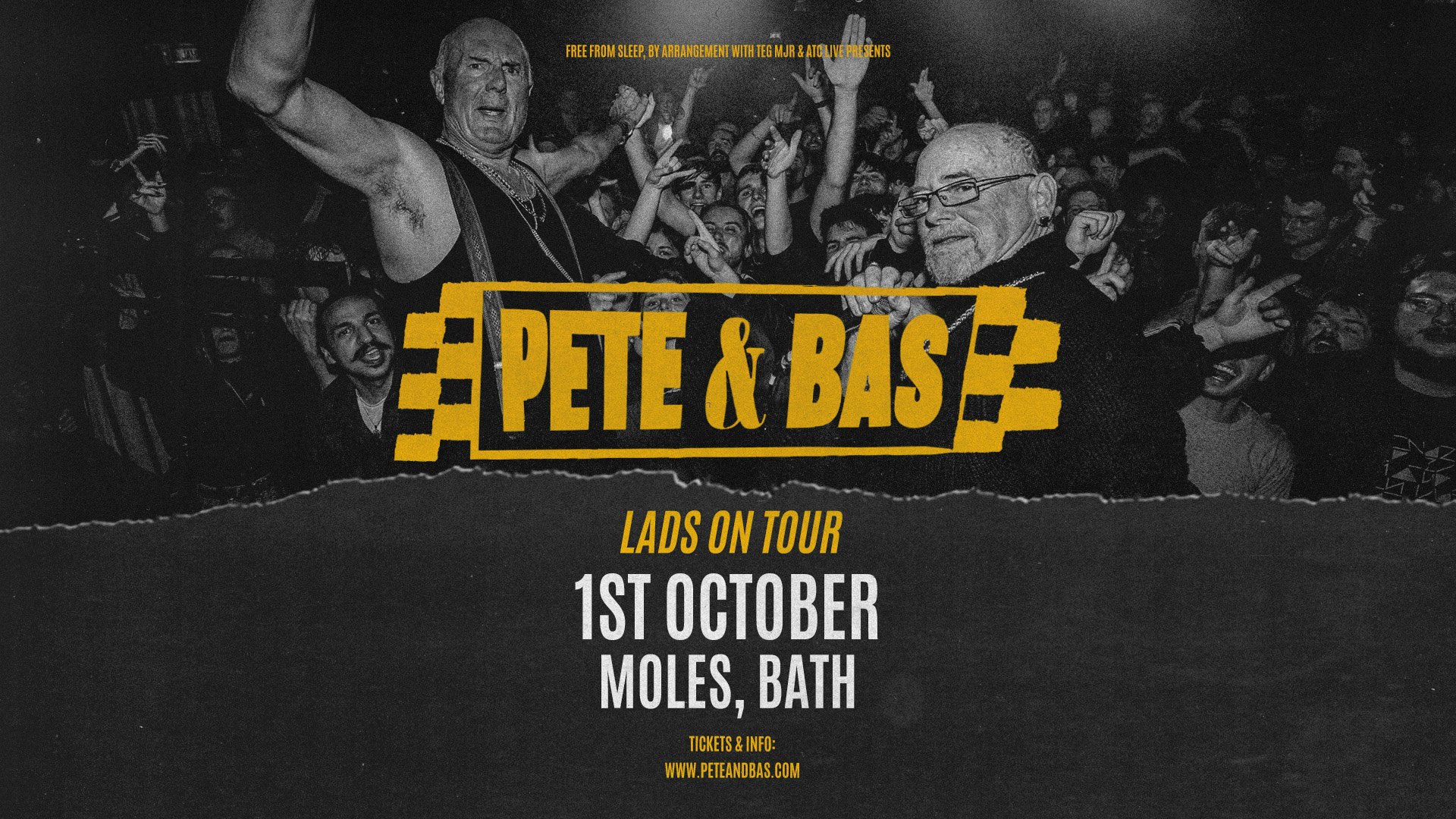 Pete & Bas  – Fri October 1st 2021 | SOLD OUT