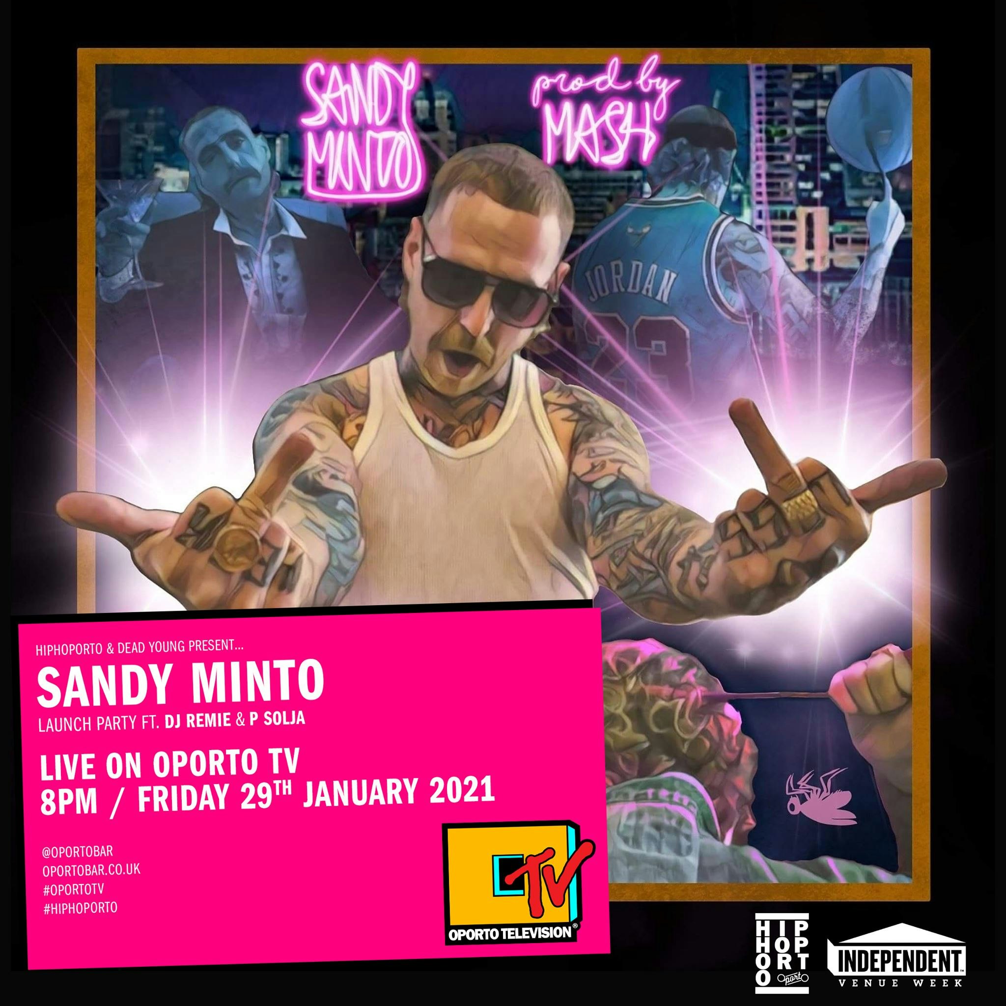 Sandy Minto Hiphoporto show on #OportoTV for Independent Venue Week