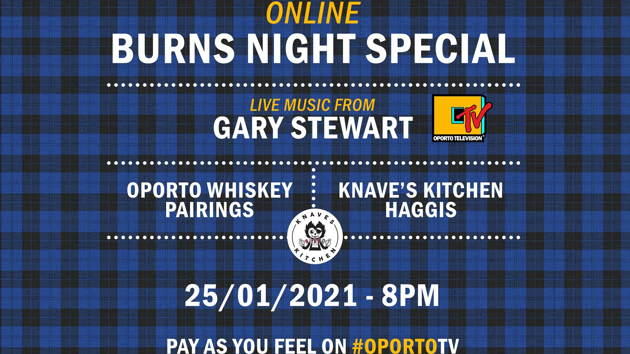 Gaslight Club Burns Night Special on #OportoTV for Independent Venue Week