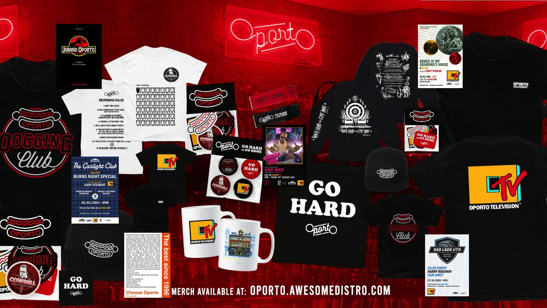 Oporto merch & posters on sale now