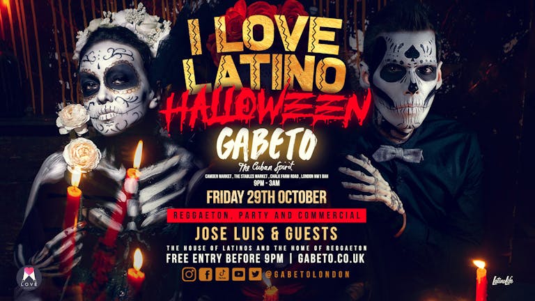 I Love Latino Halloween (Reggaeton Party)  // Gabeto Camden
