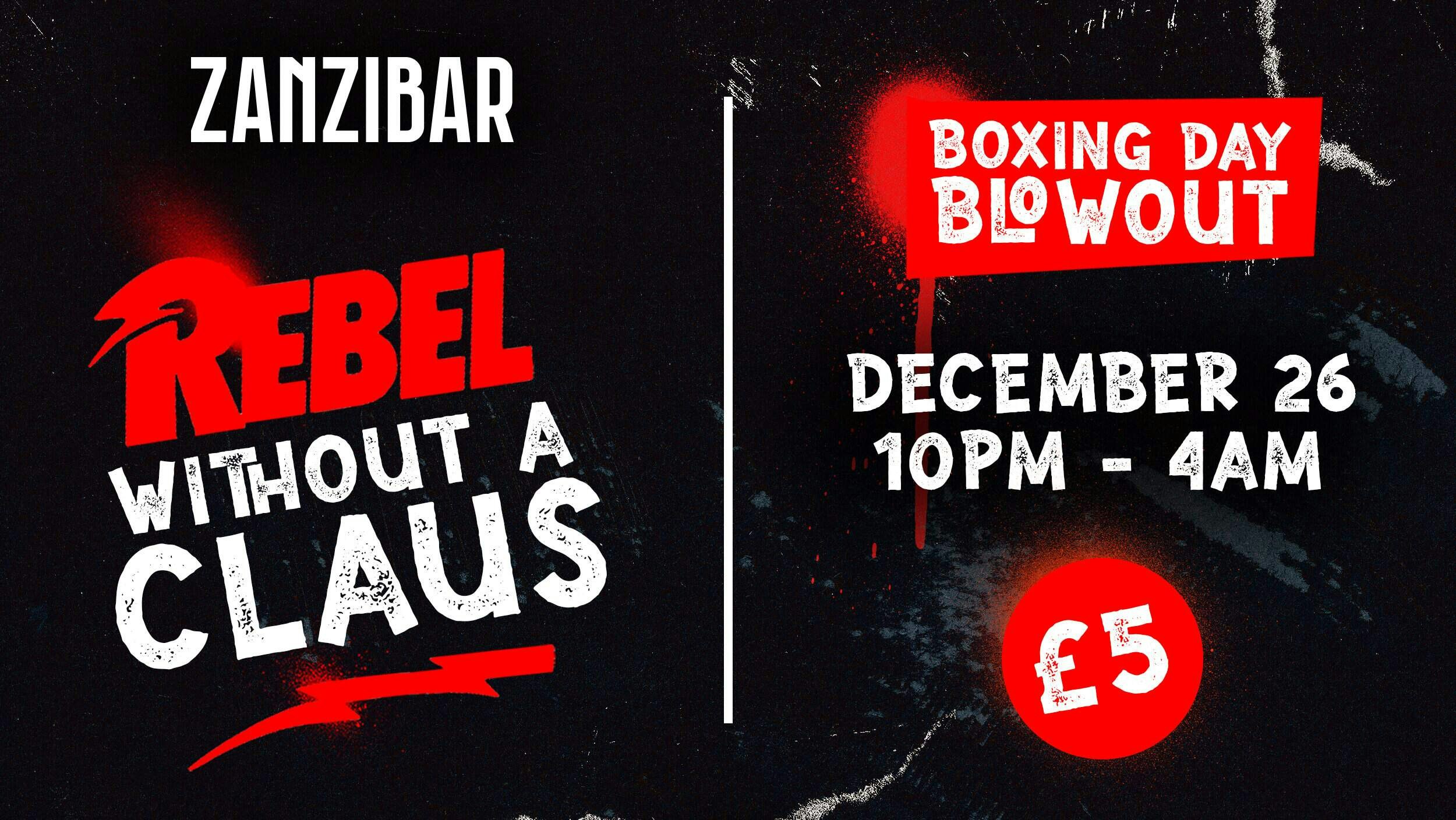 Rebel without a Claus – Boxing Day Blowout